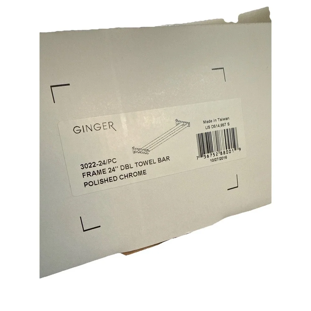Towel Bar Double Ginger 3022-24/PC 24
